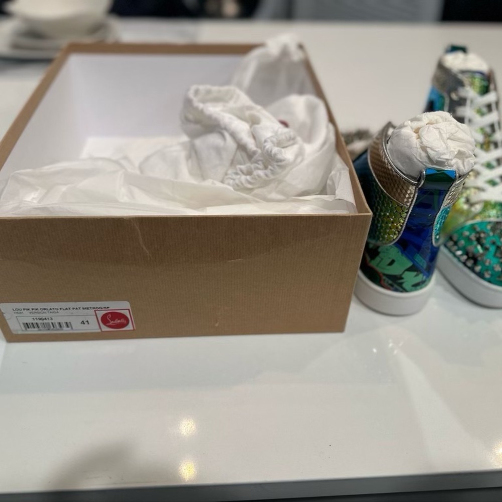 COPY - Christian louboutin spike sneakers…..